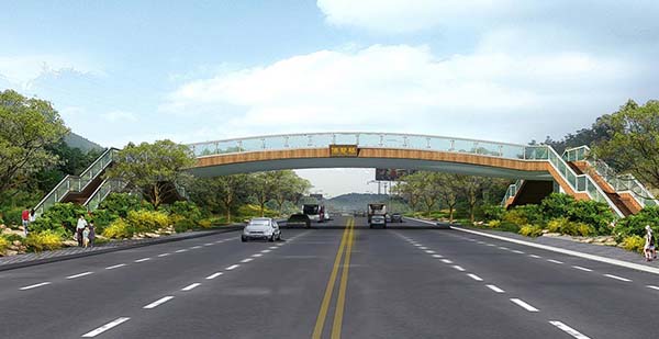 千佛山風(fēng)景名勝區(qū)保護(hù)建設(shè)工程—千佛山南門過(guò)街天橋工程